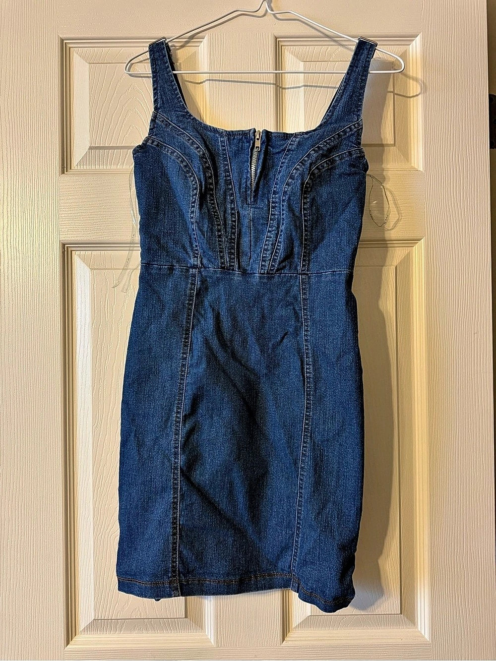 Story by Anne Taylor Denim Mini Dress Size Small Like New